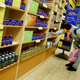 A shopper browsing through an array of vitamin supplements at a GNC vitamin store on February 19, 2003 in New York City.